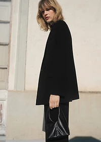 Double-breasted suit jacket