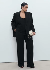 Double-breasted suit jacket