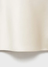 Silk pajama top