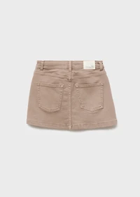 Denim cotton skirt