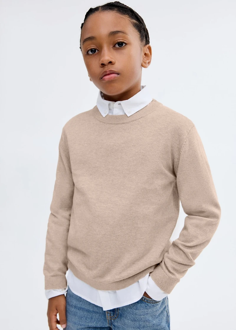 Essential cotton-blend sweater