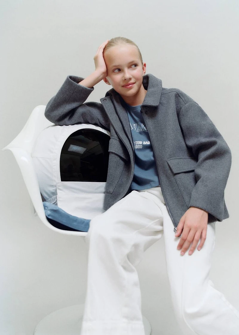 Short cloth coat