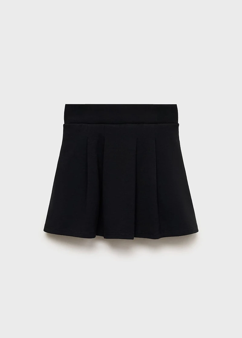 Short cotton skirt