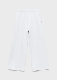 Cotton joggers with elastic waist