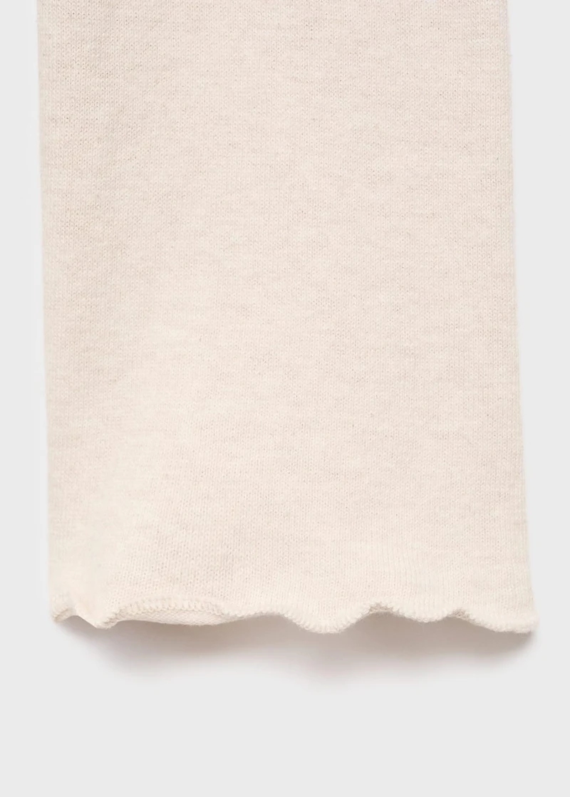 Cotton-knit trousers