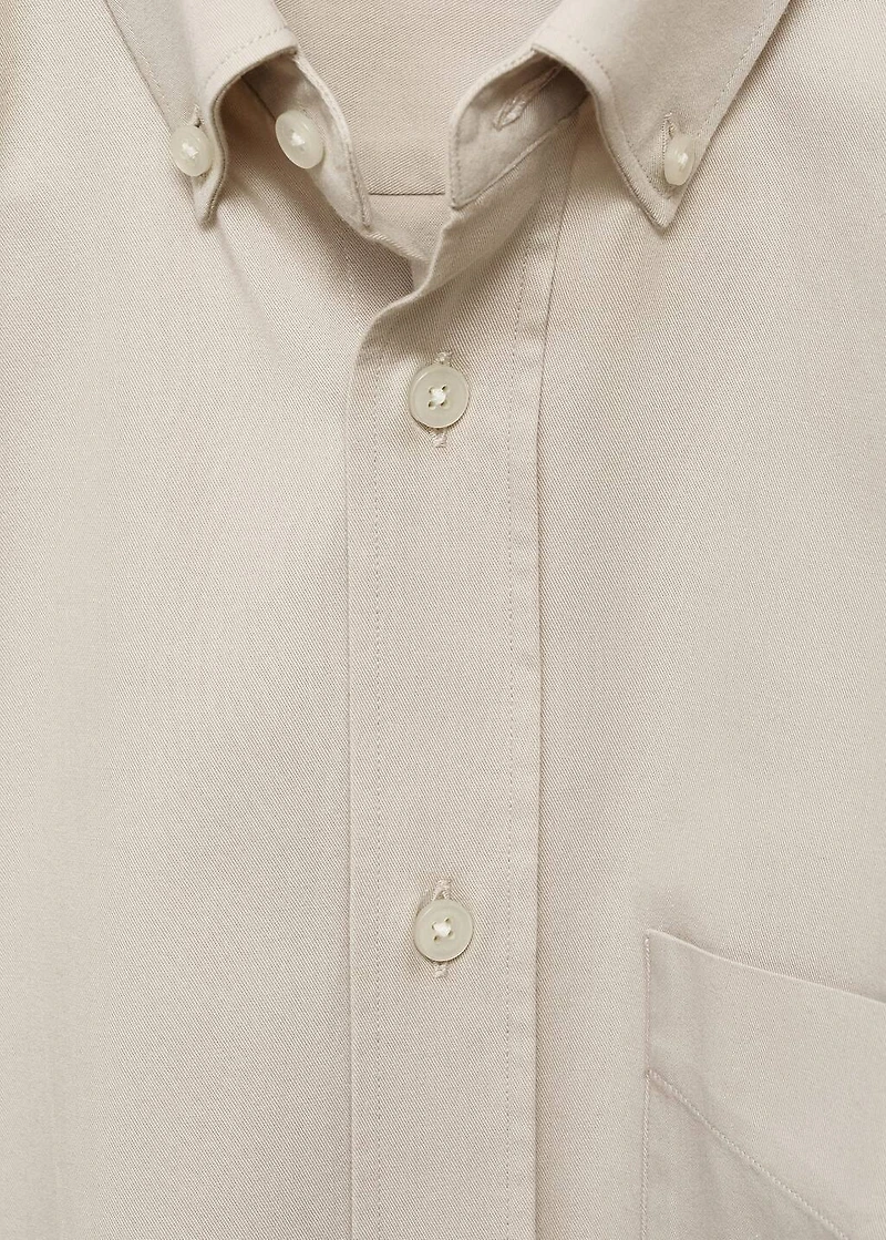 100% cotton regular fit pocket shirt