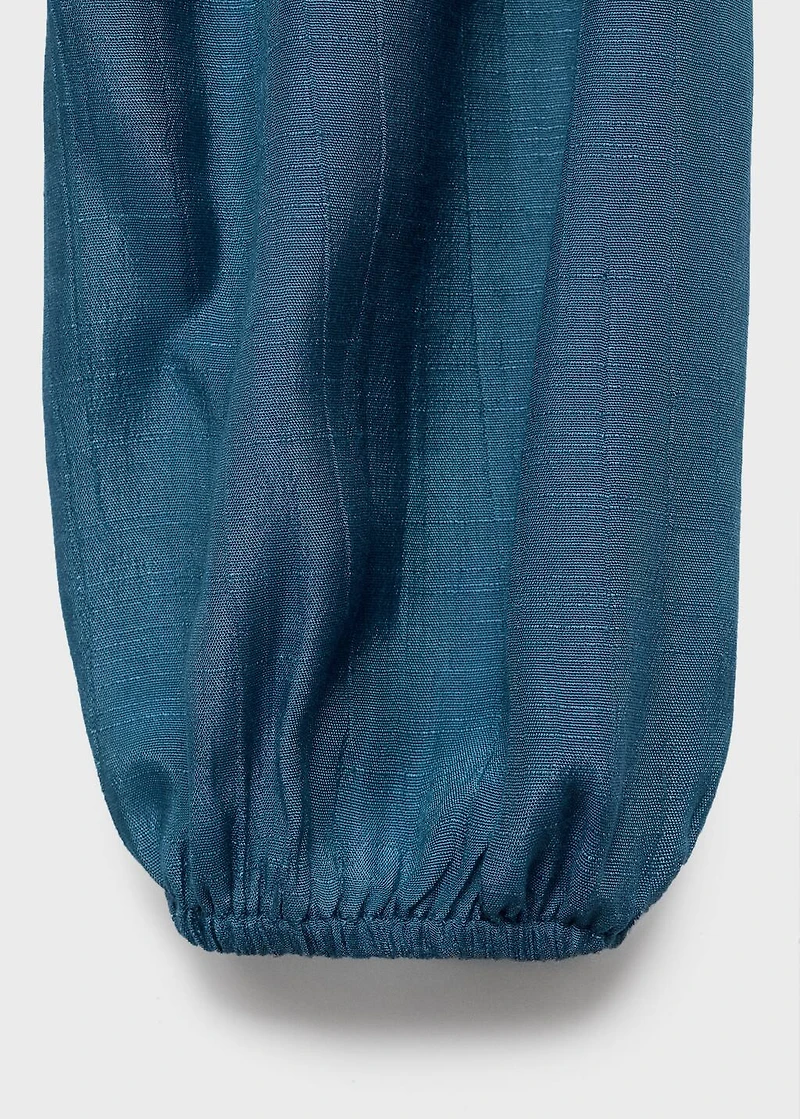 Ruched flowing blouse