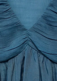 Ruched flowing blouse