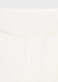 Contrasting low-rise knitted pants