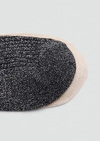 Pack of 2 ribbed lurex socks