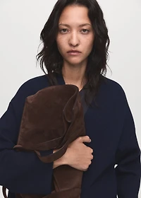 Knitted long coat