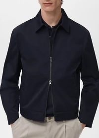 Zipper cotton jacket