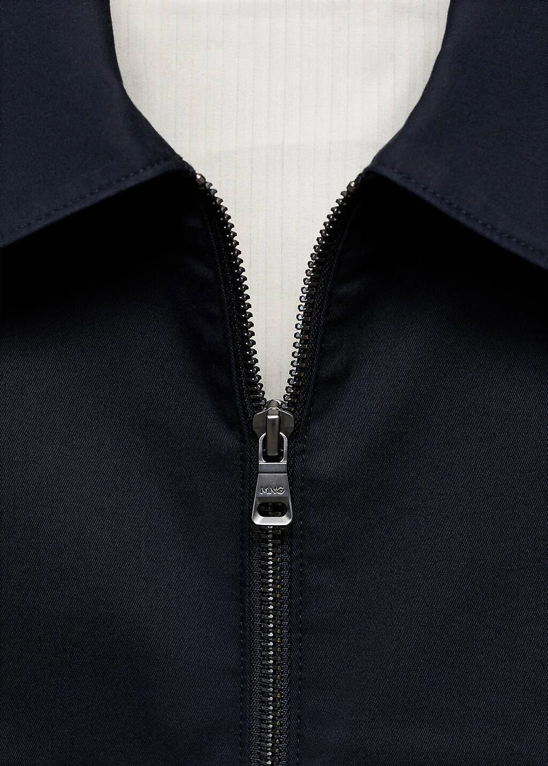 Zipper cotton jacket
