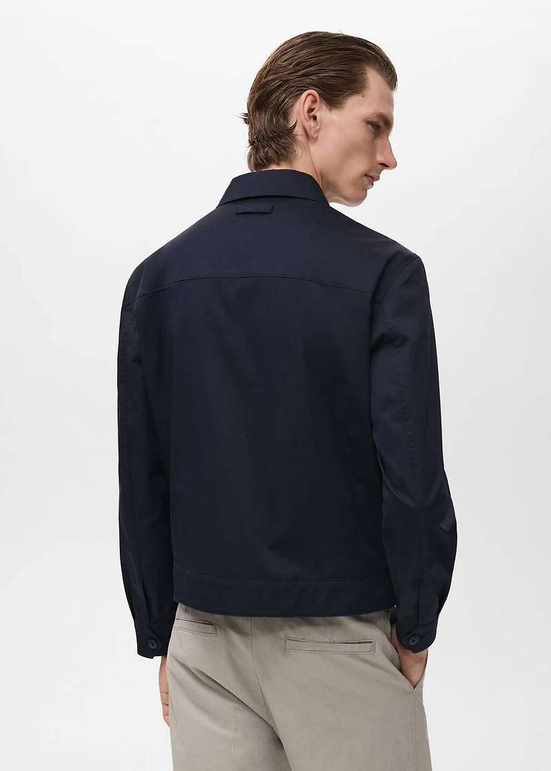 Zipper cotton jacket