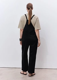 Maternity denim dungarees