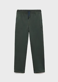 Cotton drawstring joggers