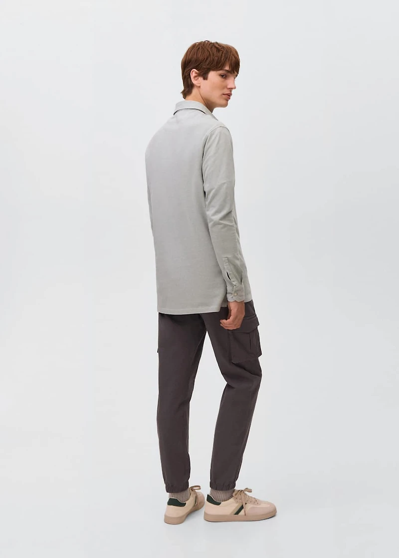 Cotton basic polo shirt