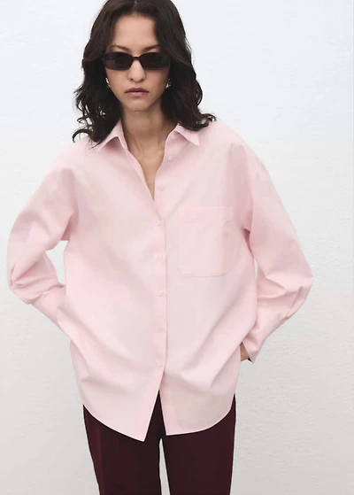 Pocket oversize shirt