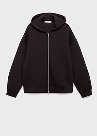 Oversized hooded jacket