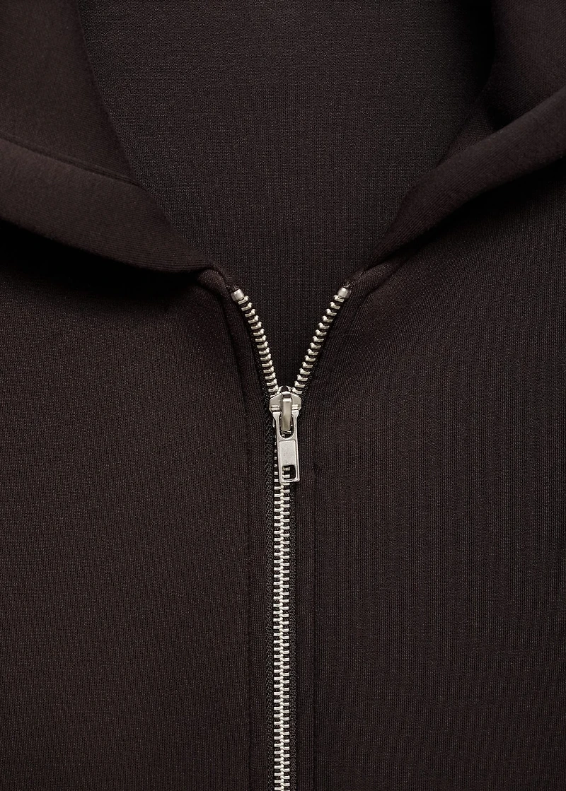 Oversized hooded jacket