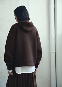 Oversized hooded jacket