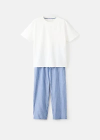 Striped long pyjamas