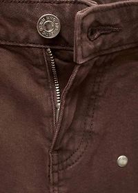 Straight-fit jeans with studs