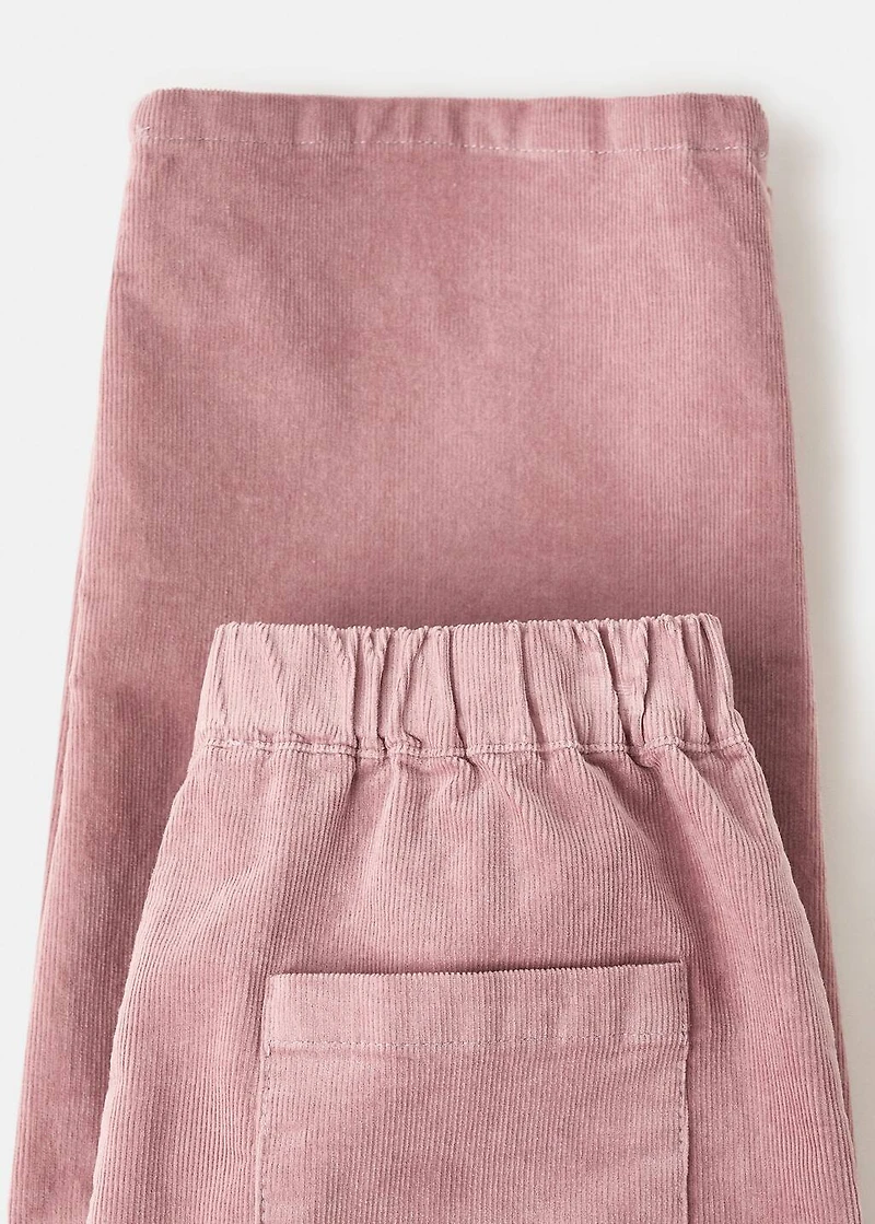 Cotton corduroy pants