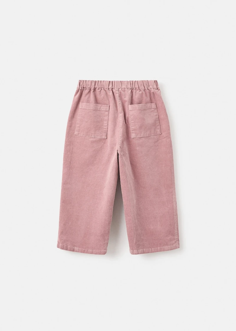 Cotton corduroy pants