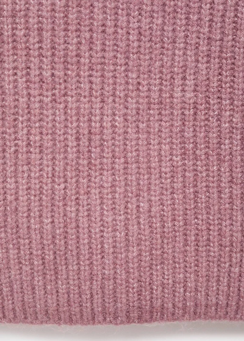 Ribbed knitwear vest