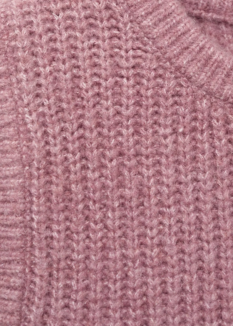 Ribbed knitwear vest