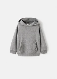 Ruffle detail sweatshirt