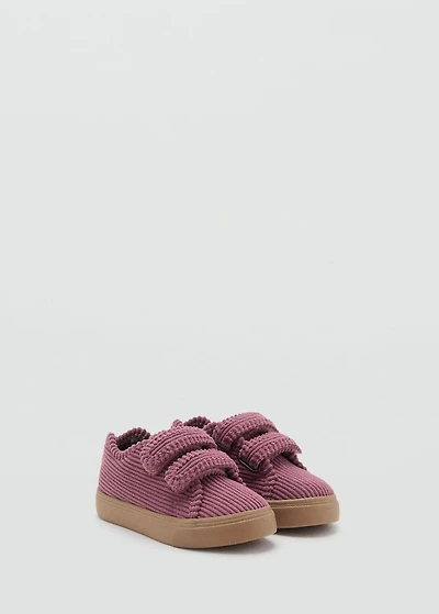 Velcro corduroy trainers
