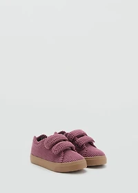 Velcro corduroy trainers