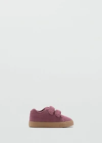 Velcro corduroy trainers
