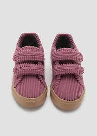 Velcro corduroy trainers