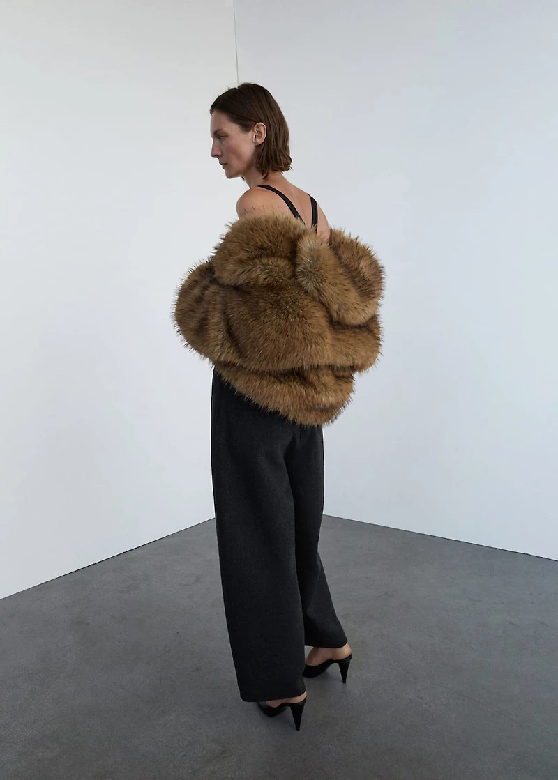 Wool balloon pants