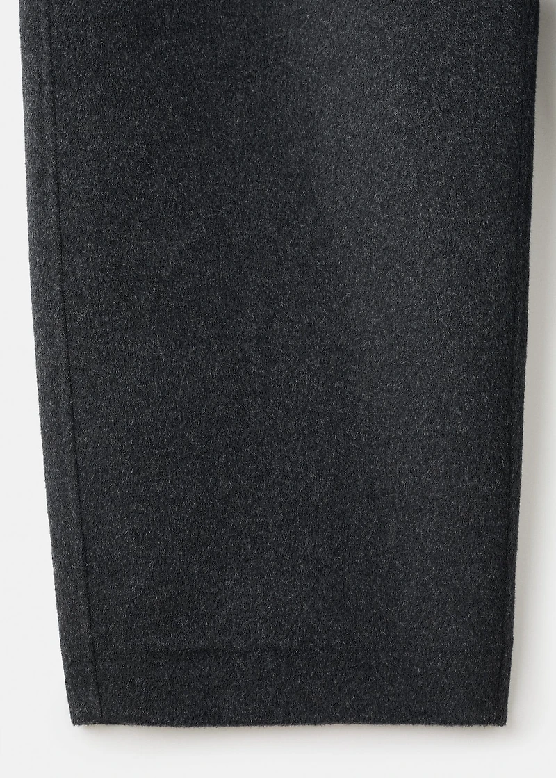 Wool balloon pants