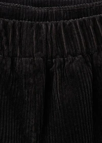 Cordoury skirt pants