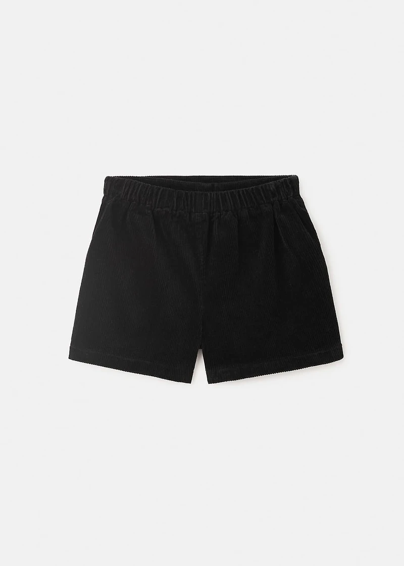 Cordoury skirt pants