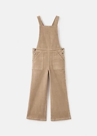 Long corduroy dungarees