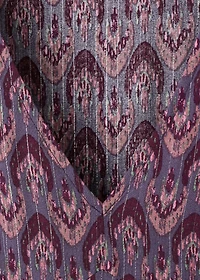 Lurex print dress