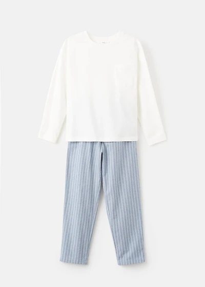 Striped long pyjamas