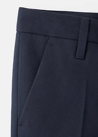Straight suit trousers