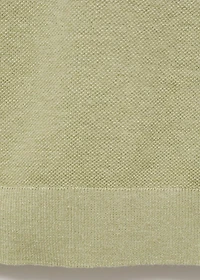 Cotton fine-knit t-shirt