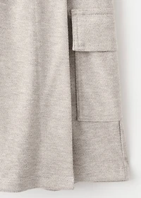Cargo pocket skirt pants
