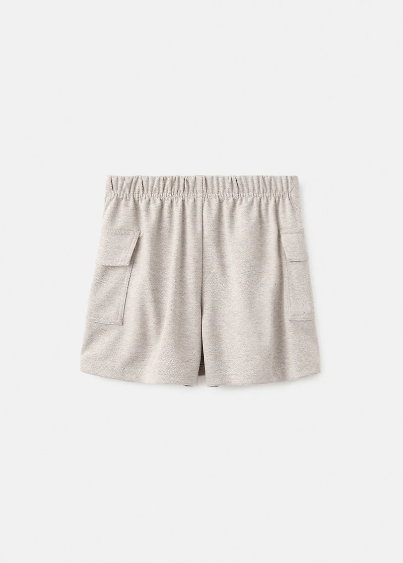 Cargo pocket skirt pants