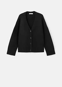 V-neck cardigan