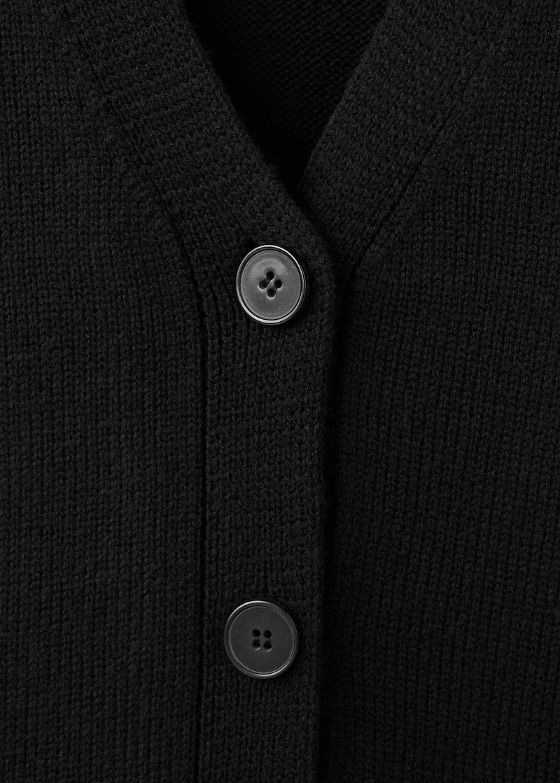 V-neck cardigan