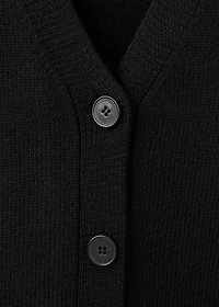 V-neck cardigan